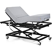 Ferlex - Cama articulada con Carro Elevador | Colchón Sanitario viscoelástico (90x190)